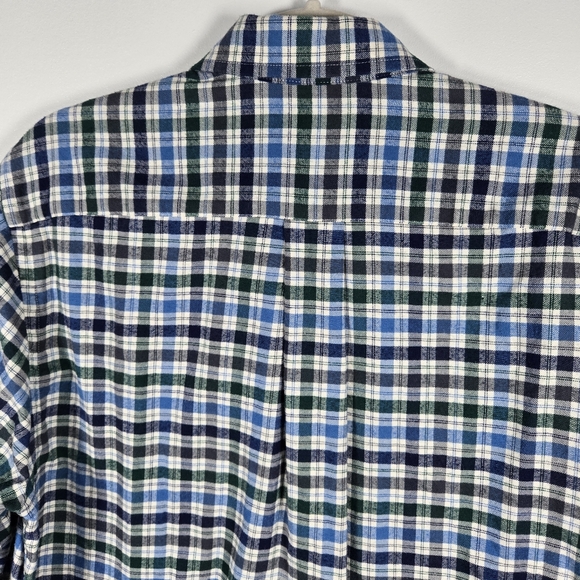 Vineyard Vines Slim Fit Whale Shirt Long Sleeve Button Down Flannel Size Medium - Picture 11 of 13